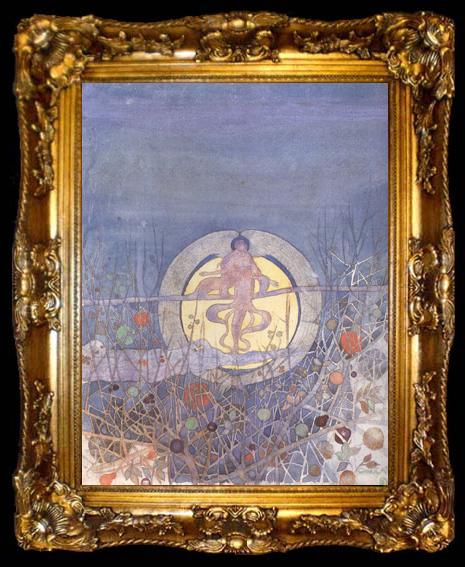 framed  Charles Rennie Mackintosh Harvest Moon (mk19), ta009-2